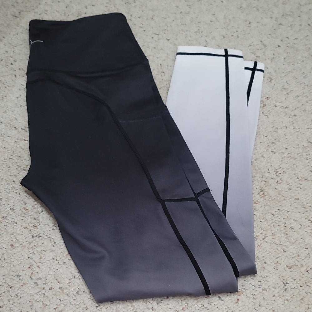 Stylish Black and White Leggings